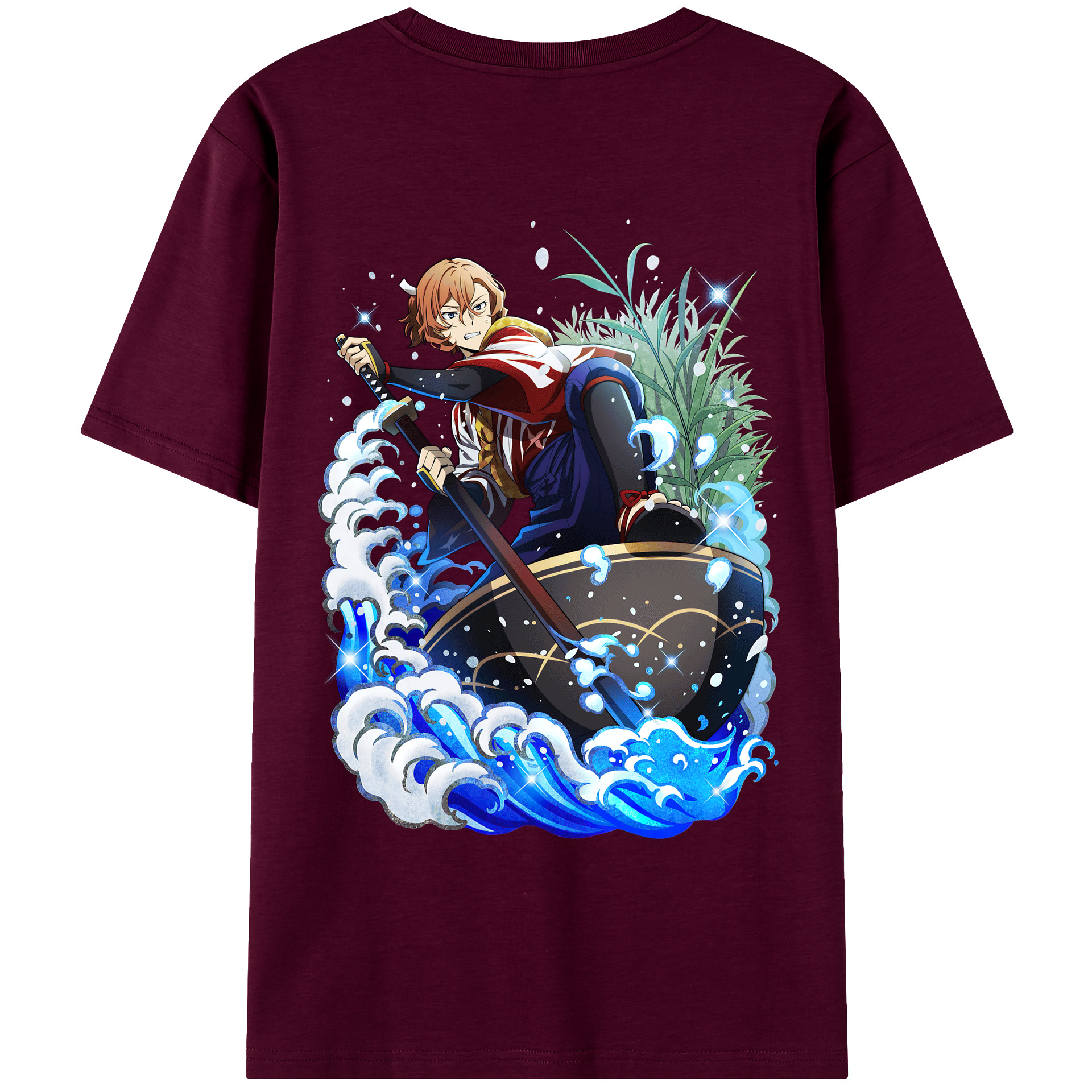 （画像用） 文豪ストレイドッグス Bungo Stray Dogs レディース半袖Tシャツ(バックプリント)